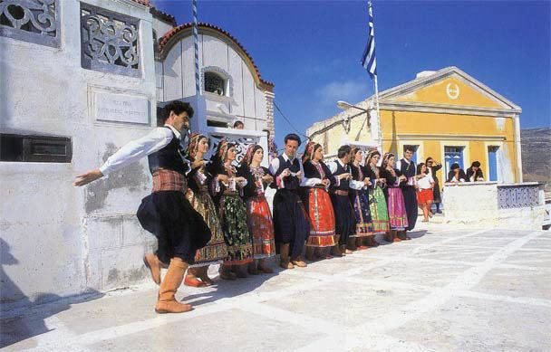 Olympos, Karpathos, Festival of the Assumption of the Virgin Mary - Gastronomy Tours panigiri1 - Gastronomy Tours